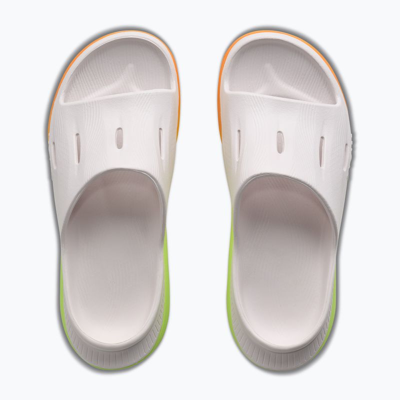 Șlapi HOKA Ora Recovery Slide 3 white/neon yuzu 8