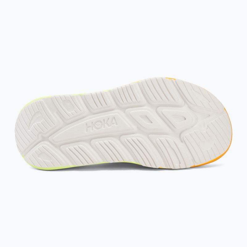 Șlapi HOKA Ora Recovery Slide 3 white/neon yuzu 4