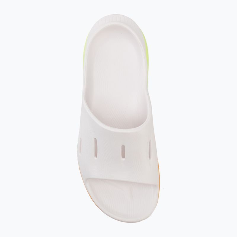 Șlapi HOKA Ora Recovery Slide 3 white/neon yuzu 5