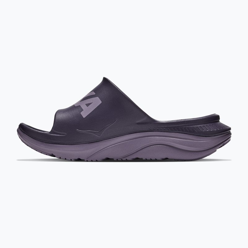 Șlapi HOKA Ora Athletic squid ink/purple fog 3