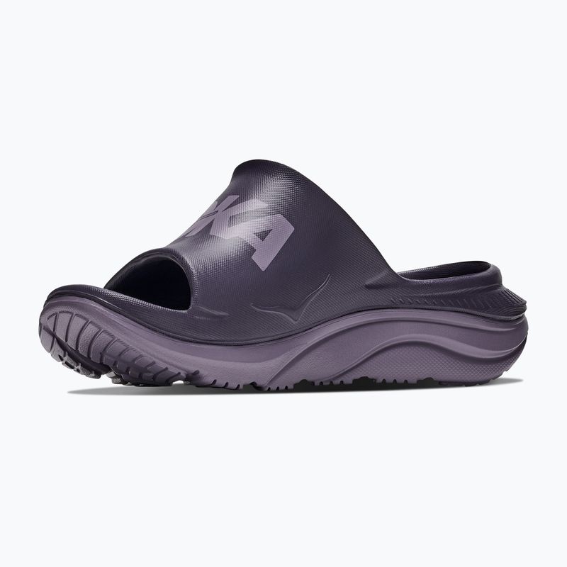 Șlapi HOKA Ora Athletic squid ink/purple fog 4