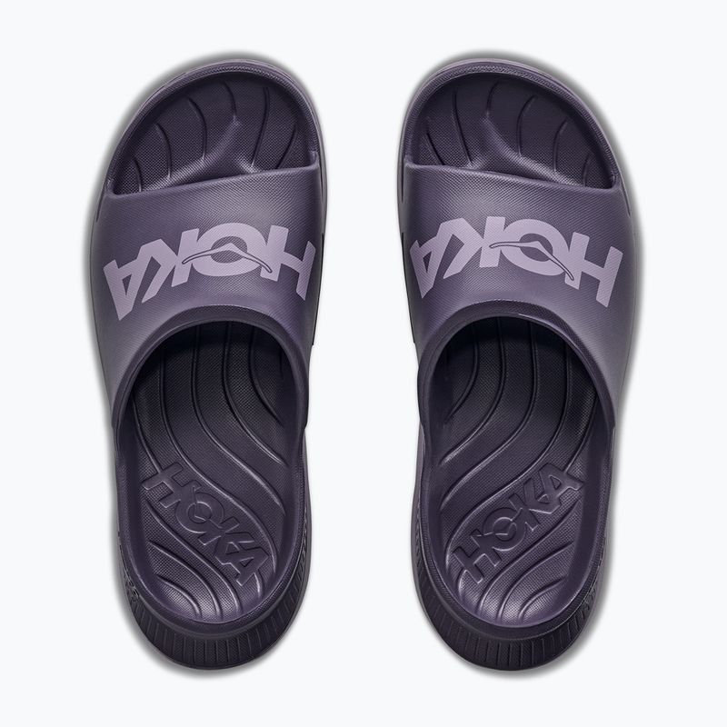 Șlapi HOKA Ora Athletic squid ink/purple fog 8