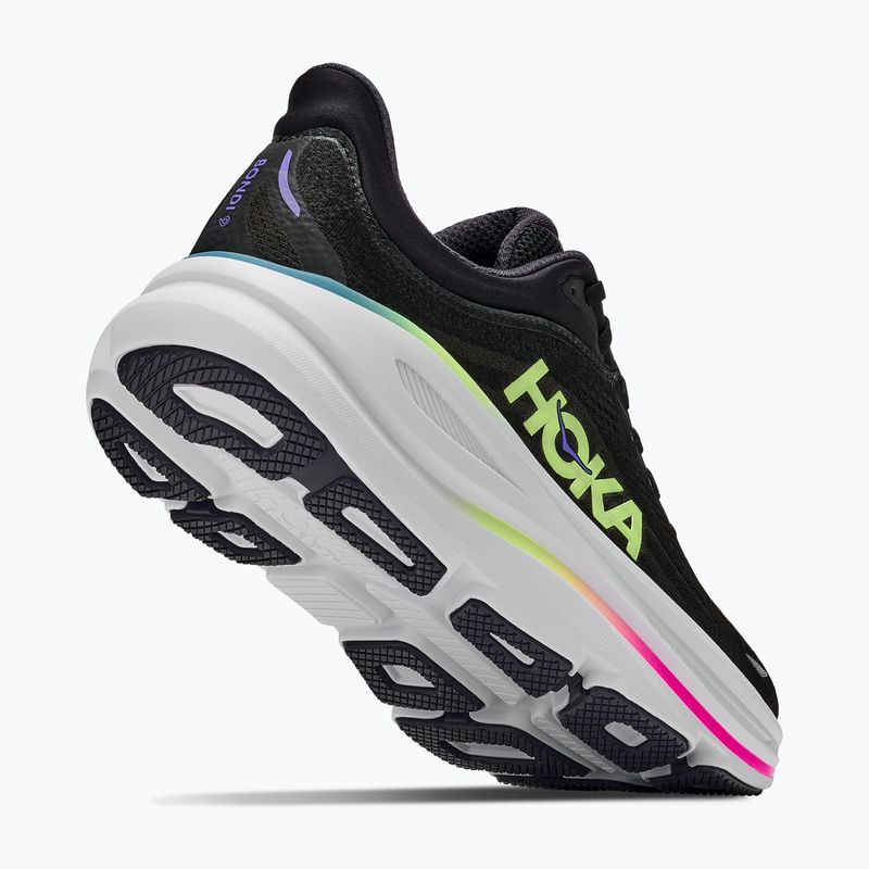 Încălțăminte de alergare pentru bărbați HOKA Bondi 9 black/neon yuzu 3