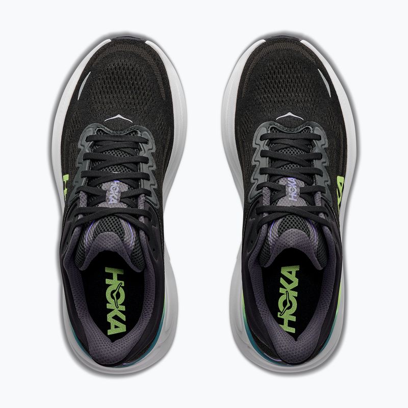 Încălțăminte de alergare pentru bărbați HOKA Bondi 9 black/neon yuzu 5