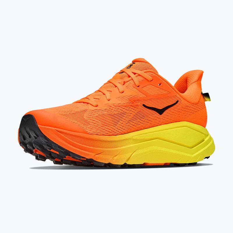 Încălțăminte de alergare pentru bărbați HOKA Challenger 8 neon tangerine/hoka citrus 2