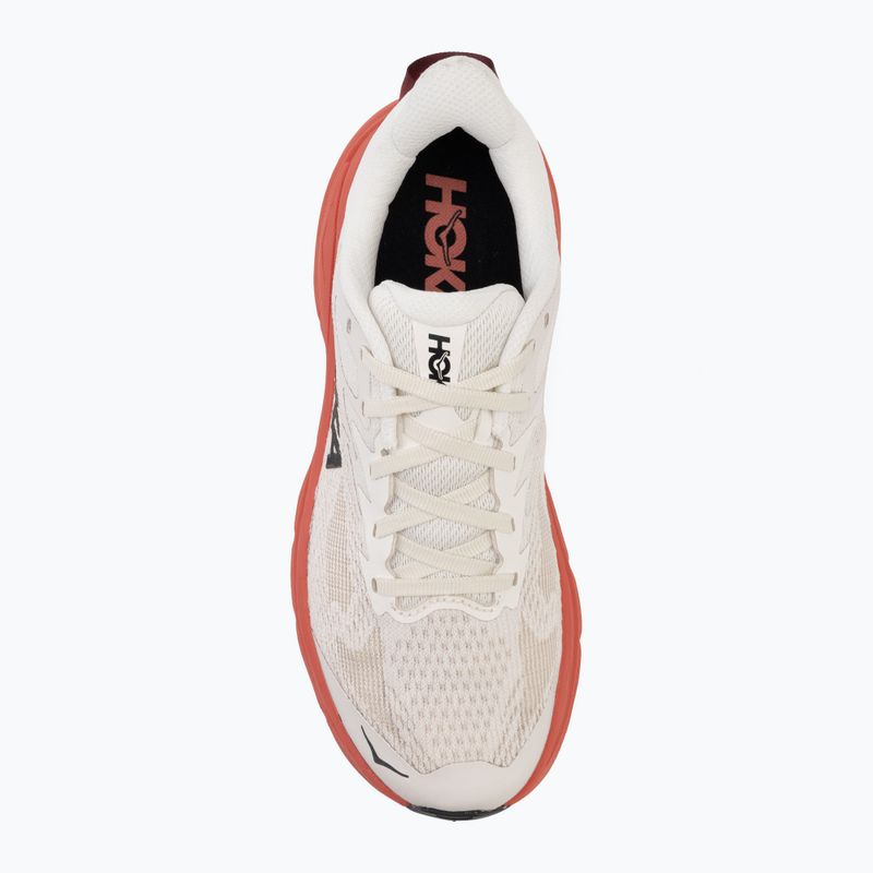 Încălțăminte de alergare pentru femei HOKA Challenger 8 alabaster/burnt red 5