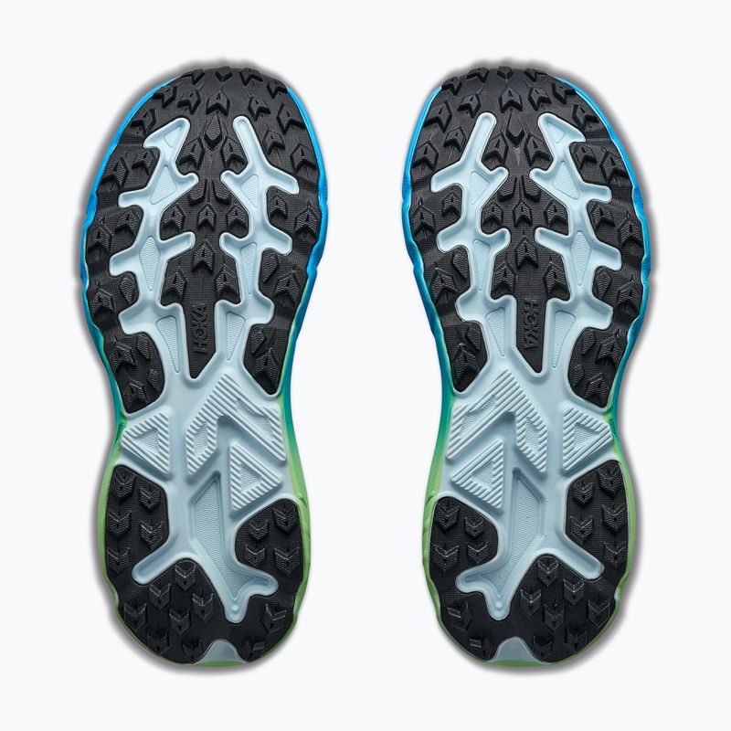 Încălțăminte de alergare pentru femei HOKA Challenger 8 Wide glimmering blue/tart apple 6