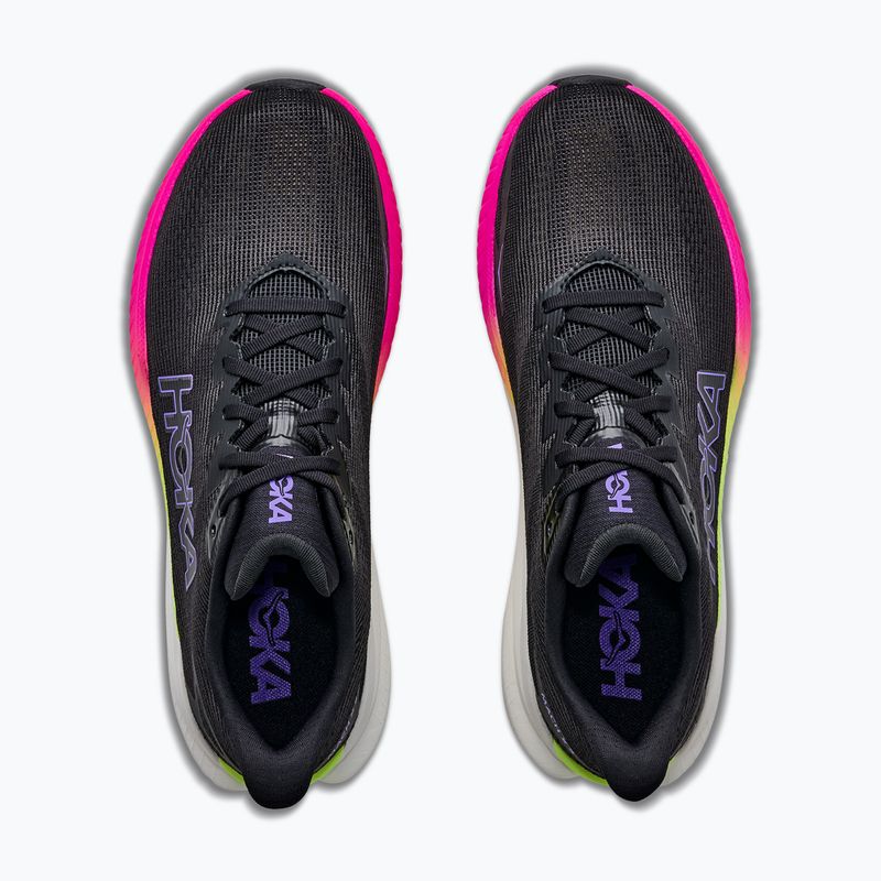 Încălțăminte de alergare pentru bărbați HOKA Mach X 3 black/neon nebula 8