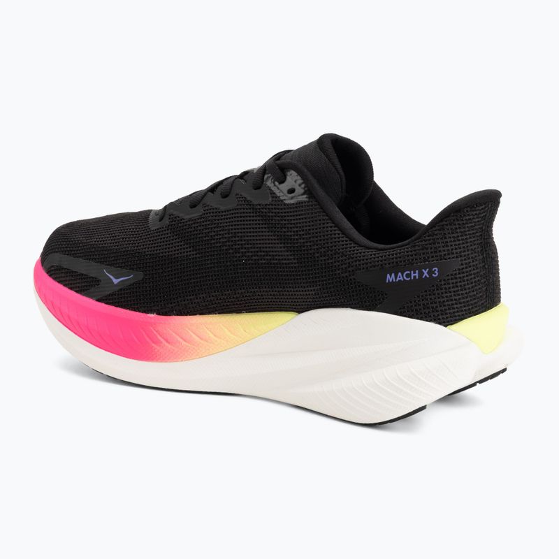 Încălțăminte de alergare pentru bărbați HOKA Mach X 3 black/neon nebula 3
