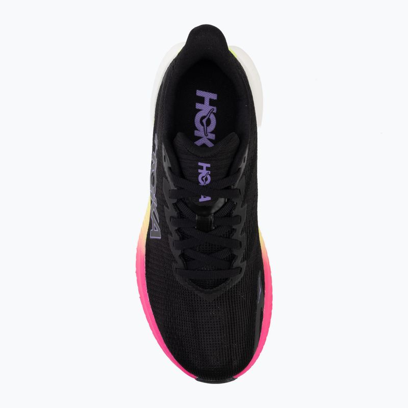Încălțăminte de alergare pentru femei HOKA Mach X 3 black/neon nebula 5