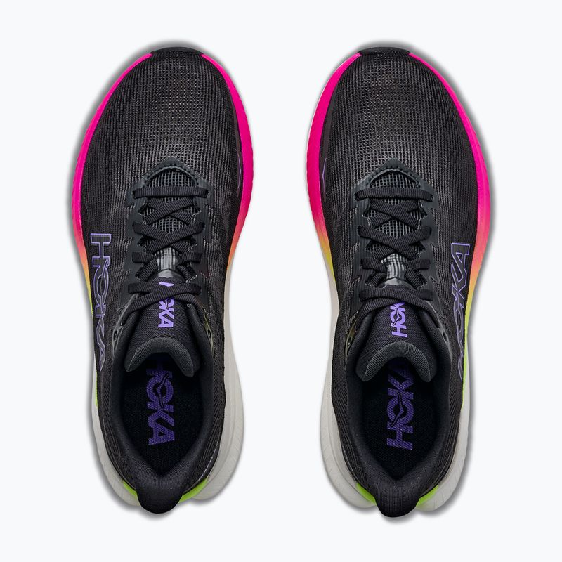 Încălțăminte de alergare pentru femei HOKA Mach X 3 black/neon nebula 8