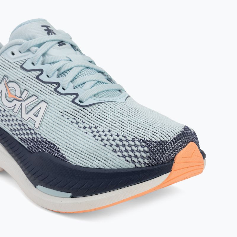 Încălțăminte de alergare pentru femei HOKA Mach X 3 glimmering blue/varsity navy 7