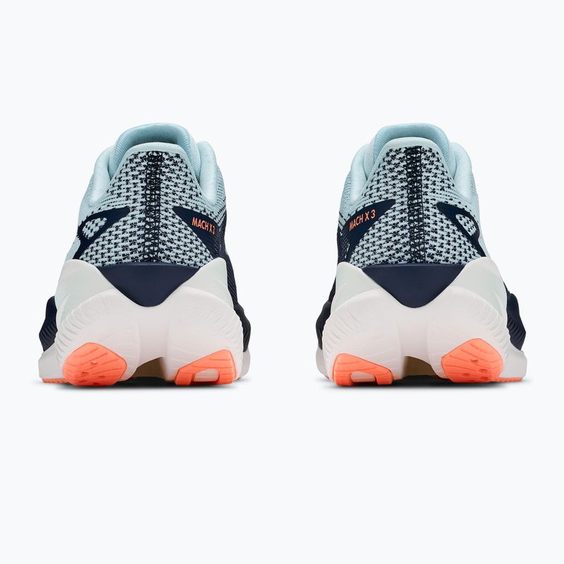 Încălțăminte de alergare pentru femei HOKA Mach X 3 glimmering blue/varsity navy 6