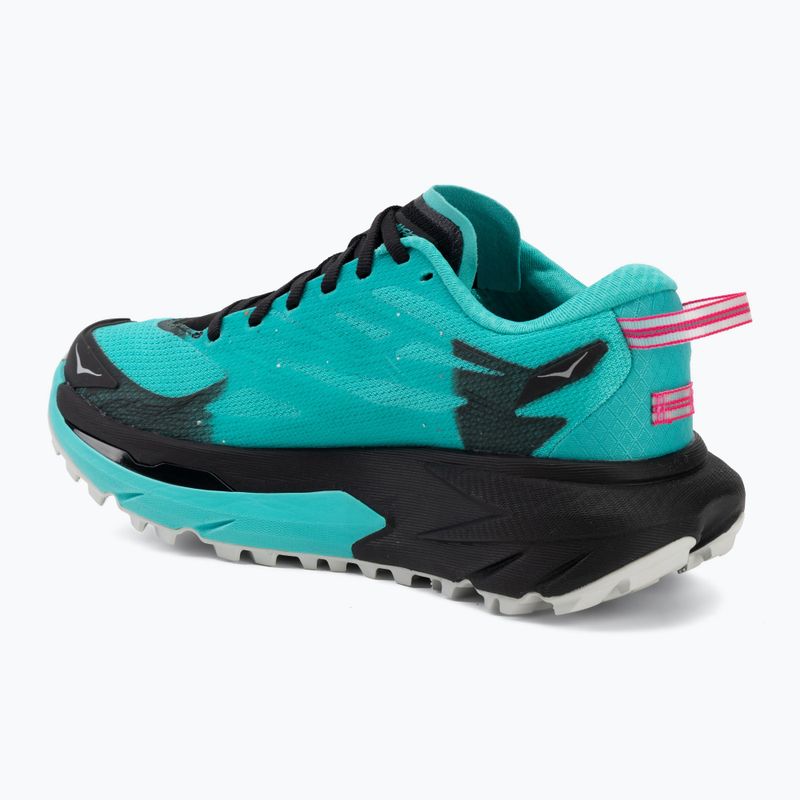 Încălțăminte de alergare pentru femei HOKA Mafate 5 black/electric aqua 3