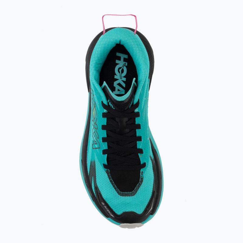 Încălțăminte de alergare pentru femei HOKA Mafate 5 black/electric aqua 5