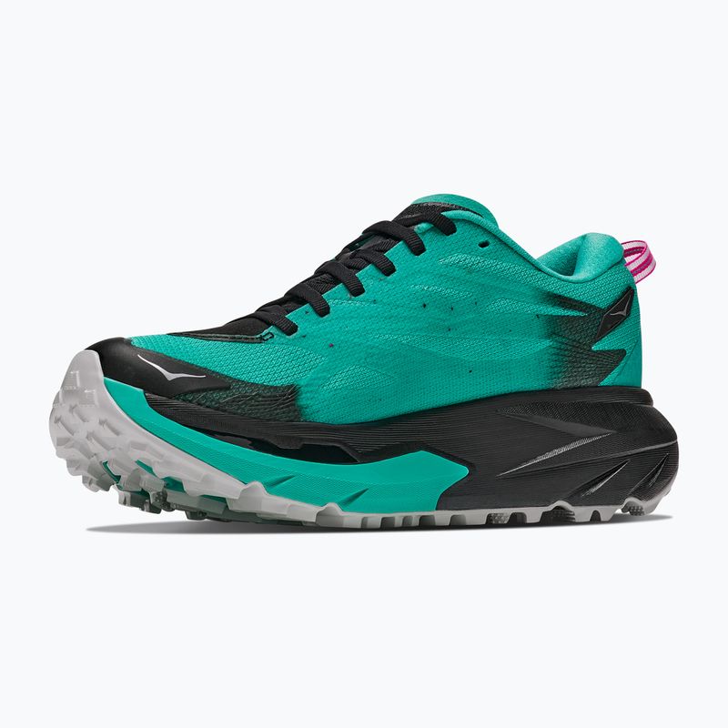 Încălțăminte de alergare pentru femei HOKA Mafate 5 black/electric aqua 4