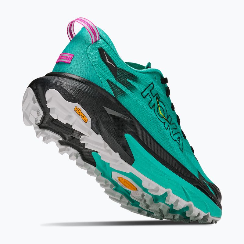 Încălțăminte de alergare pentru femei HOKA Mafate 5 black/electric aqua 5