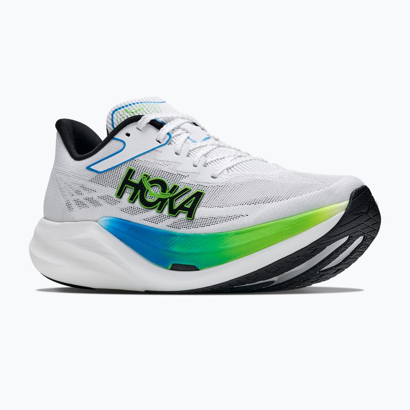 Încălțăminte de alergare HOKA Rocket X 3 frost/electric lime