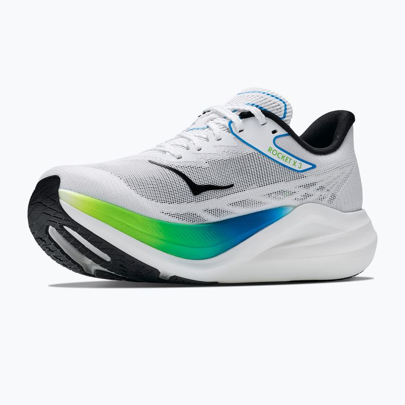 Încălțăminte de alergare HOKA Rocket X 3 frost/electric lime 4