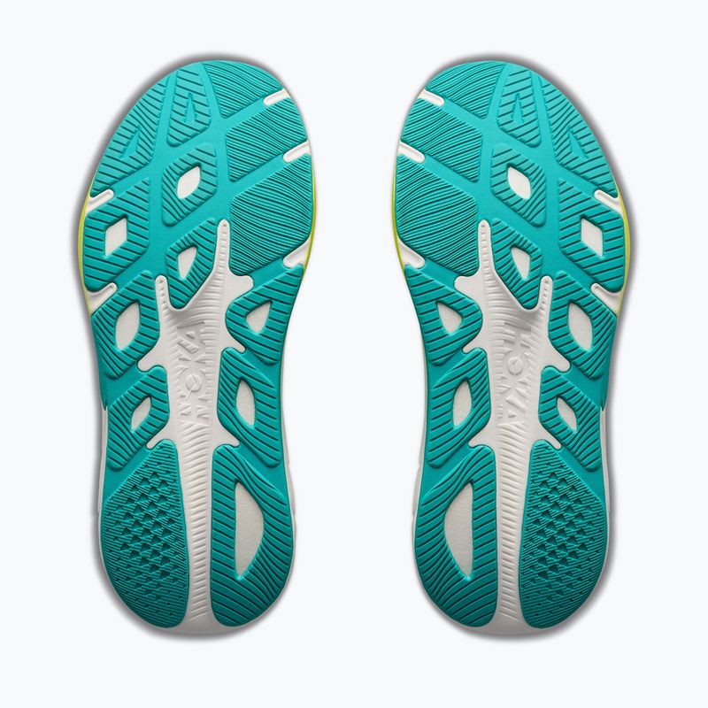 Încălțăminte de alergare pentru copii HOKA Rincon 4 electric aqua/neon hoka citrus 7