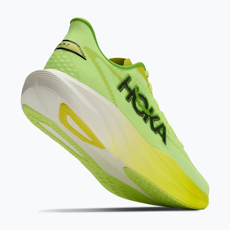Încălțăminte de alergare pentru bărbați HOKA Mach 7 neon yuzu/hoka citrus 5