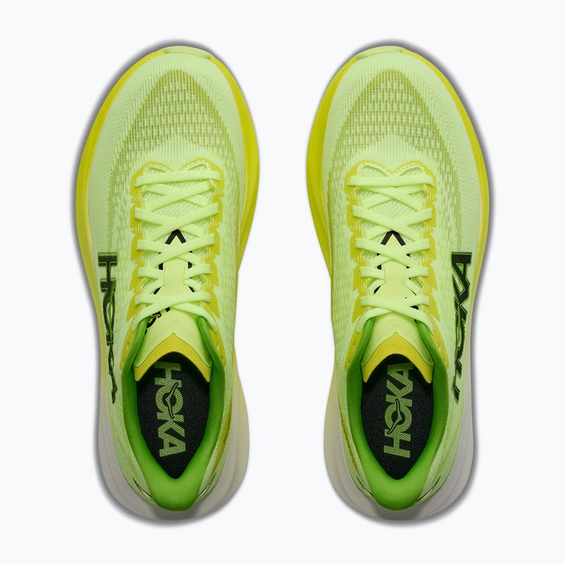 Încălțăminte de alergare pentru bărbați HOKA Mach 7 neon yuzu/hoka citrus 8