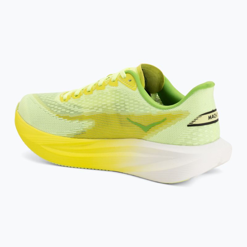 Încălțăminte de alergare pentru bărbați HOKA Mach 7 neon yuzu/hoka citrus 3