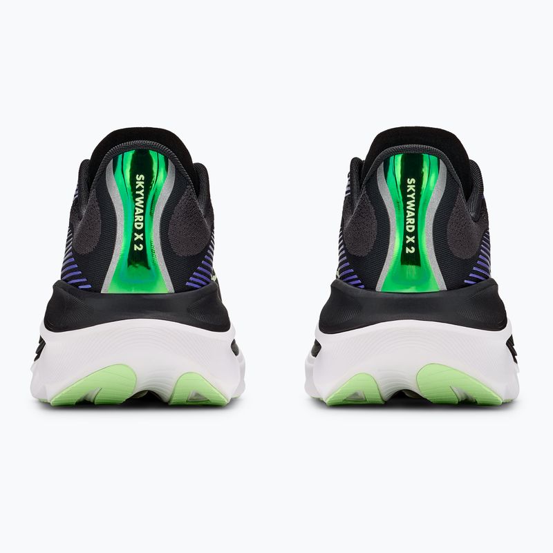 Încălțăminte de alergare pentru bărbați HOKA Skyward X 2 carbon black/neon nebula 6
