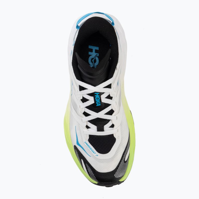 Încălțăminte de alergare pentru femei HOKA Speedgoat 7 frost/neon yuzu 5