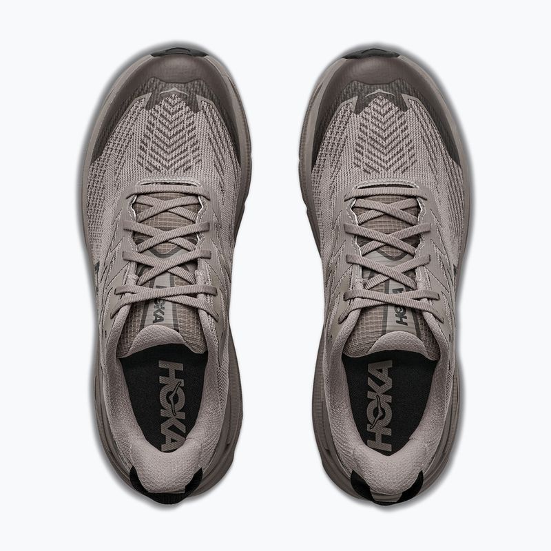 Încălțăminte de alergare pentru bărbați HOKA Challenger 8 GTX pebble grey/boulder grey 5