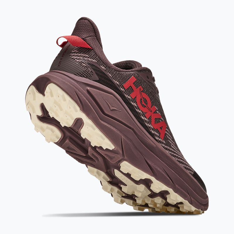 Încălțăminte de alergare pentru femei HOKA Challenger 8 GTX black/varsity burgundy 3