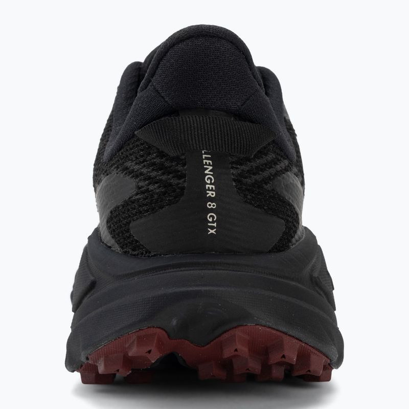 Încălțăminte de alergare pentru femei HOKA Challenger 8 GTX black/varsity burgundy 6