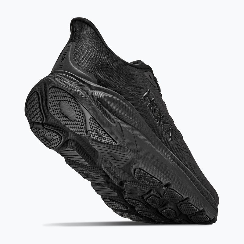 Încălțăminte de alergare pentru bărbați Hoka Clifton 11 black/black 3