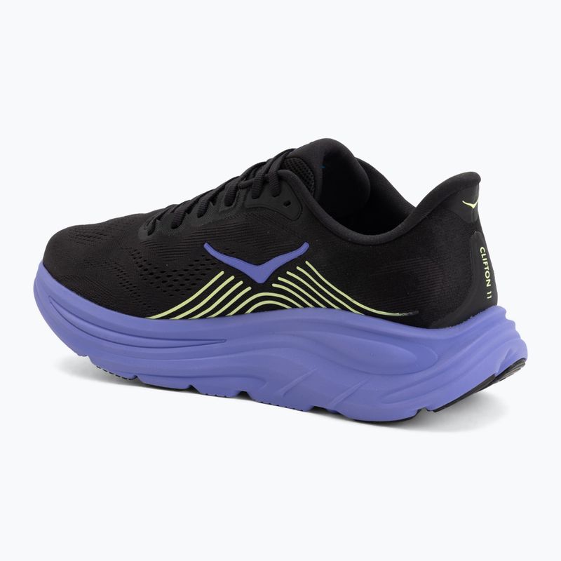 Încălțăminte de alergare pentru bărbați Hoka Clifton 11 black/neon yuzu 3