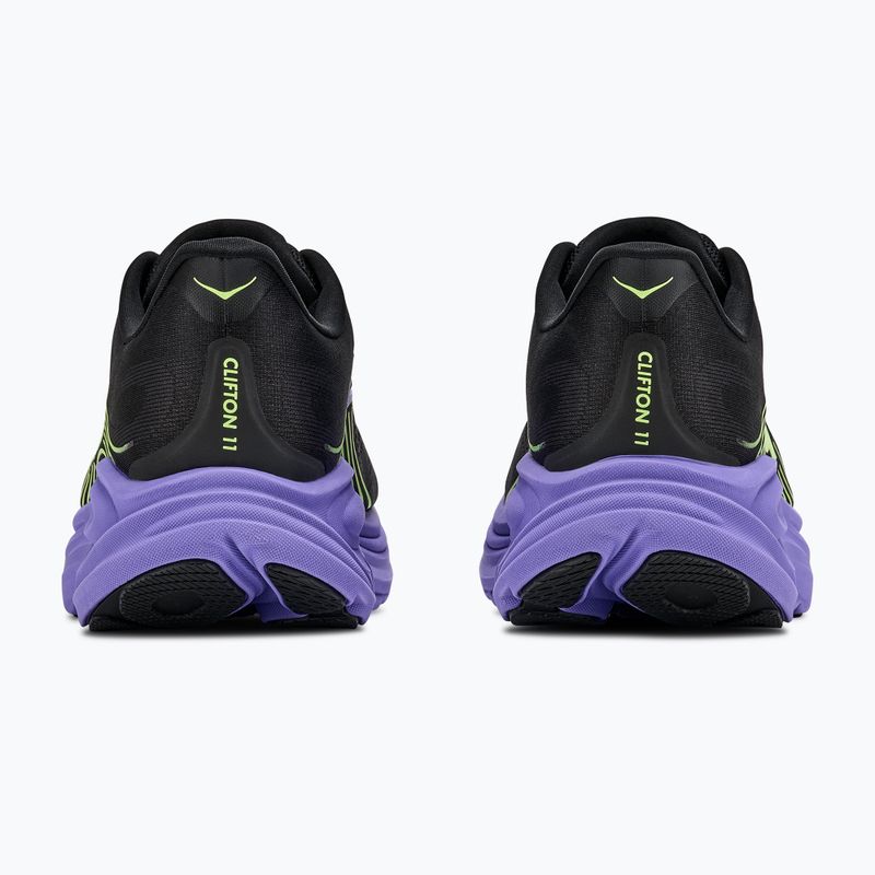 Încălțăminte de alergare pentru bărbați Hoka Clifton 11 black/neon yuzu 4