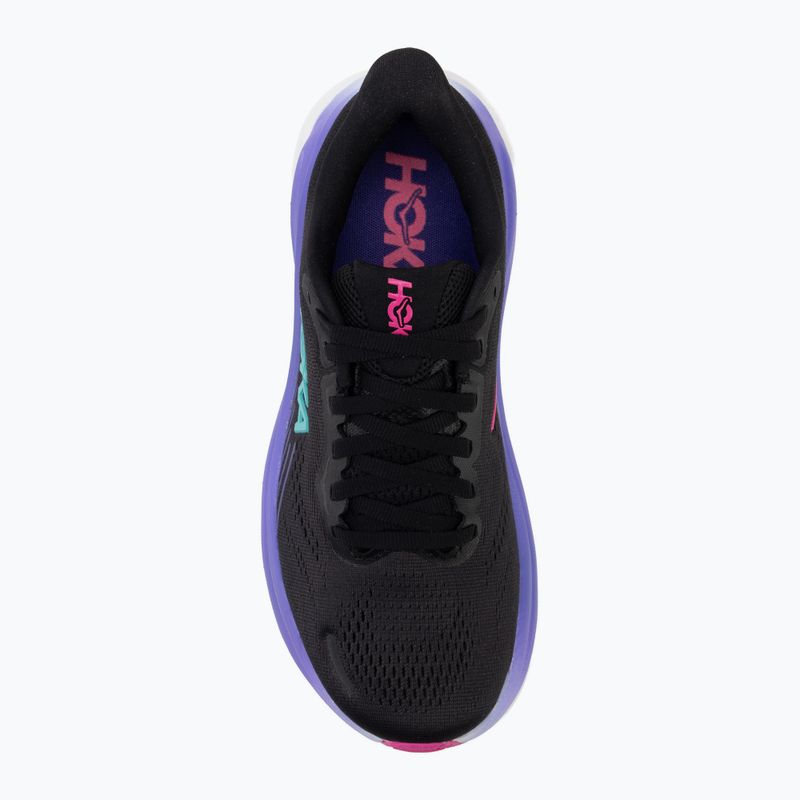 Încălțăminte de alergare pentru femei Hoka Clifton 11 black/neon nebula 5