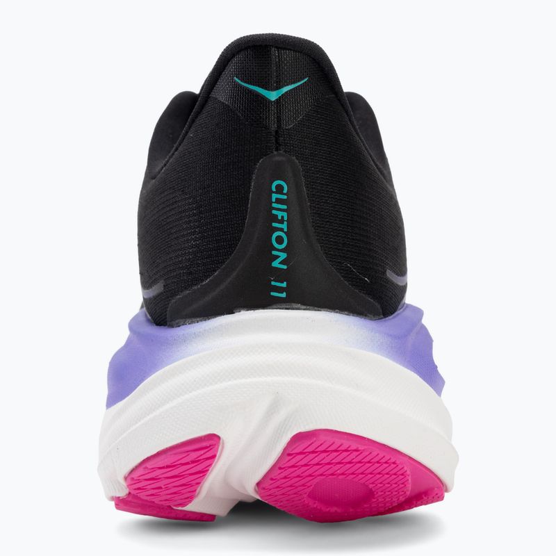 Încălțăminte de alergare pentru femei Hoka Clifton 11 black/neon nebula 6