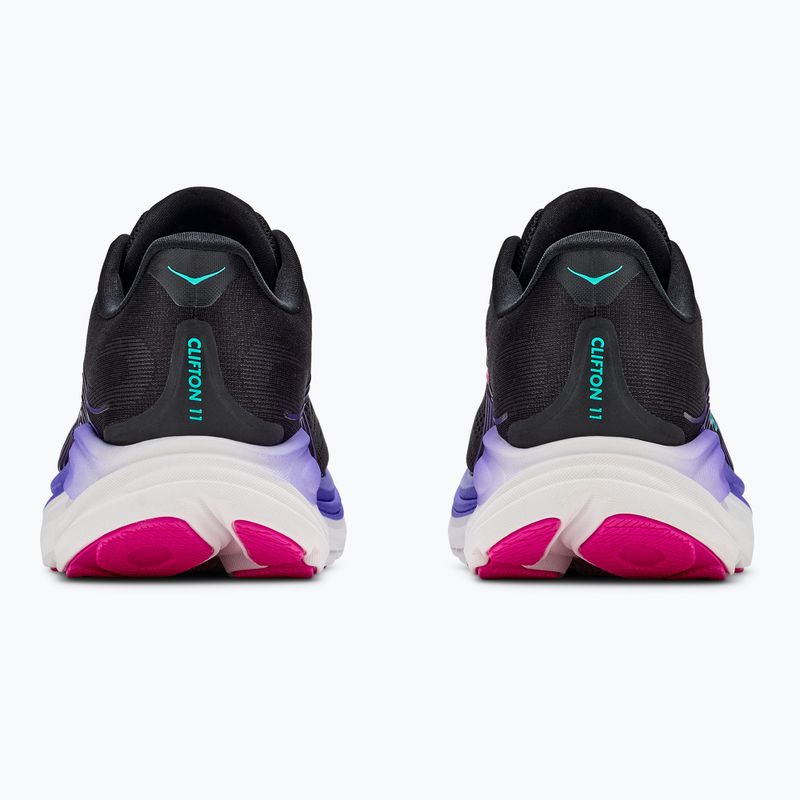 Încălțăminte de alergare pentru femei Hoka Clifton 11 black/neon nebula 4