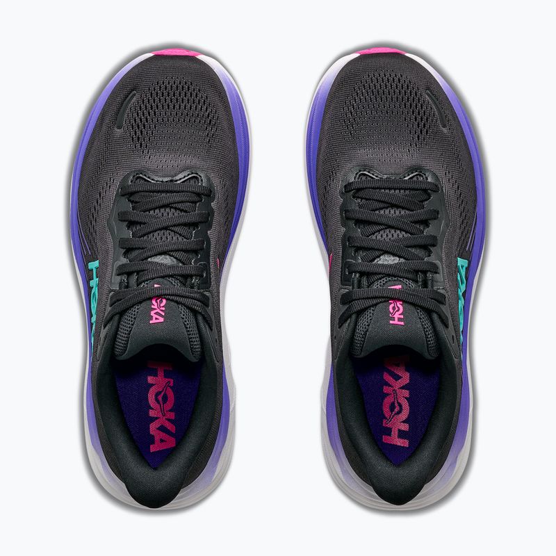 Încălțăminte de alergare pentru femei Hoka Clifton 11 black/neon nebula 5