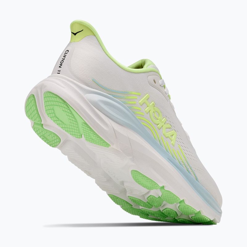 Încălțăminte de alergare pentru femei Hoka Clifton 11 frost/neon yuzu 3