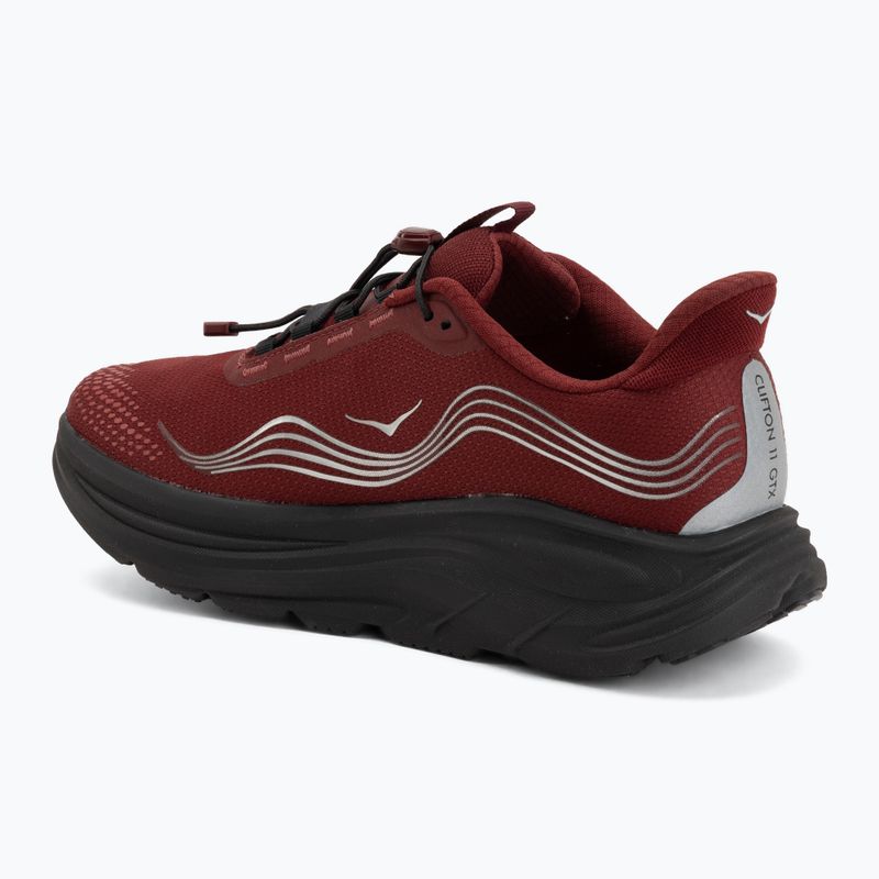 Încălțăminte de alergare pentru bărbați HOKA Clifton 11 GTX varsity burgundy/carbon black 3