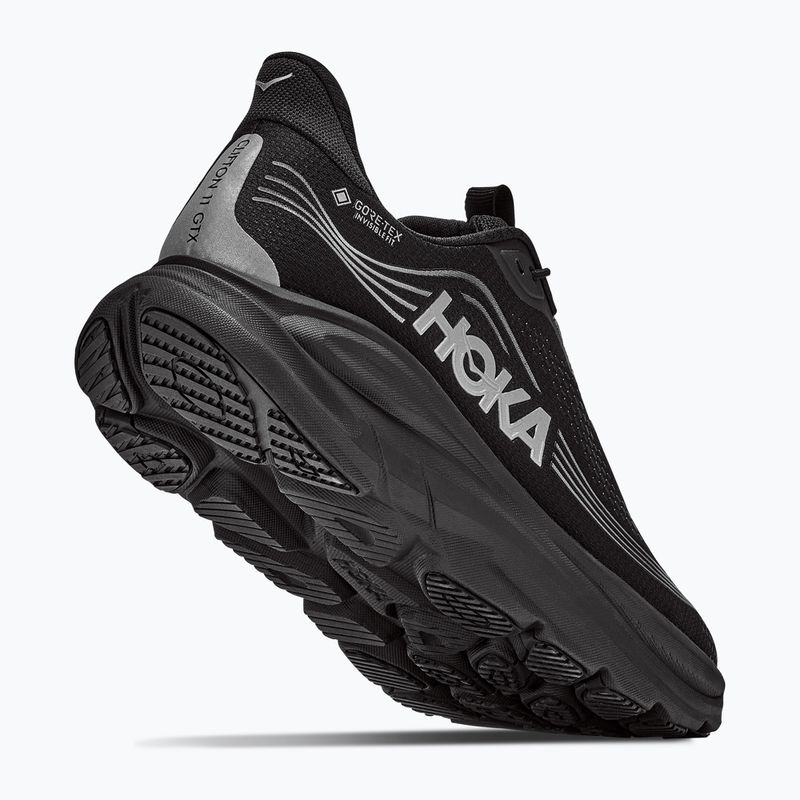Încălțăminte de alergare pentru femei HOKA Clifton 11 GTX black/black 3