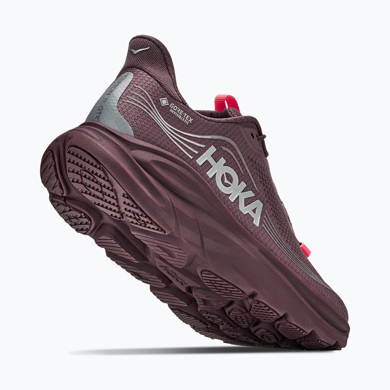 Încălțăminte de alergare pentru femei HOKA Clifton 11 GTX smoky quartz/deep mauve 5