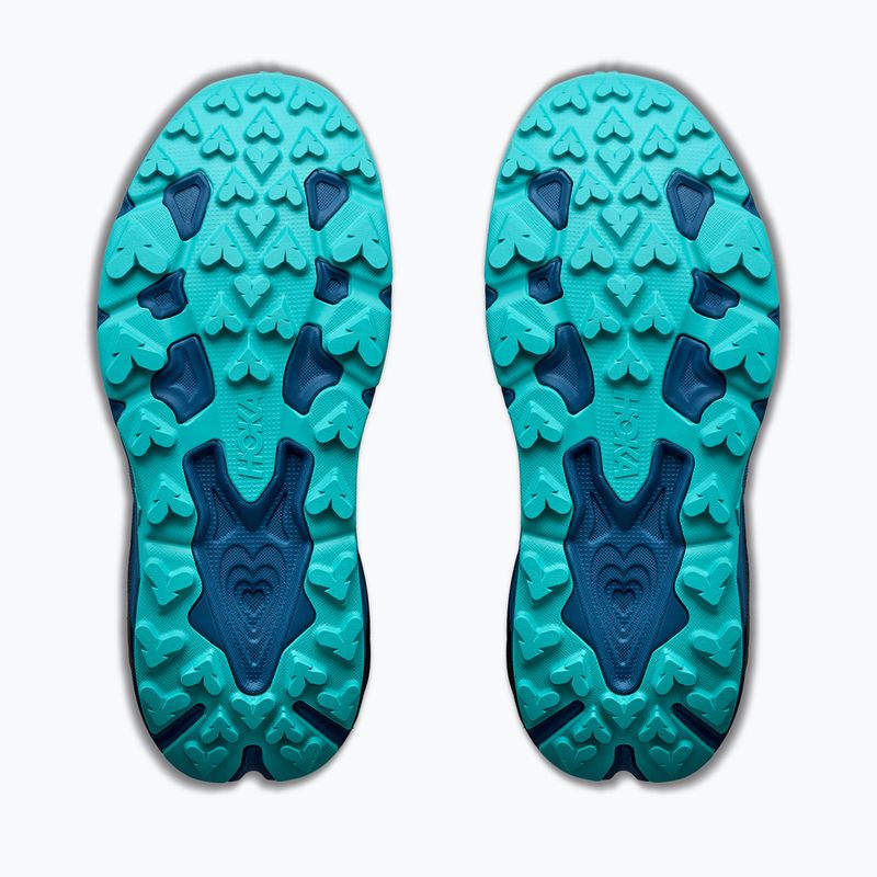 Încălțăminte de alergare pentru copii HOKA Speedgoat 7 black/night glow blue 7