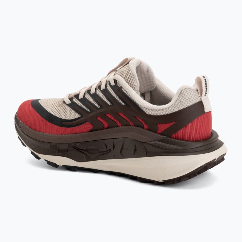 Încălțăminte de alergare pentru bărbați HOKA Stinson 8 river rock grey/spiced chocolate 3
