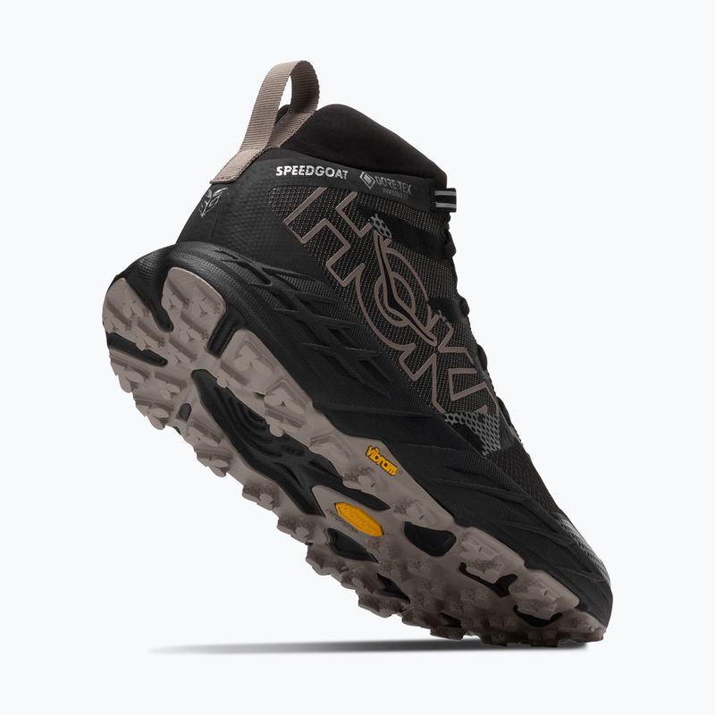 Încălțăminte de alergare pentru bărbați HOKA Speedgoat 7 Hike GTX black/ebble grey 5