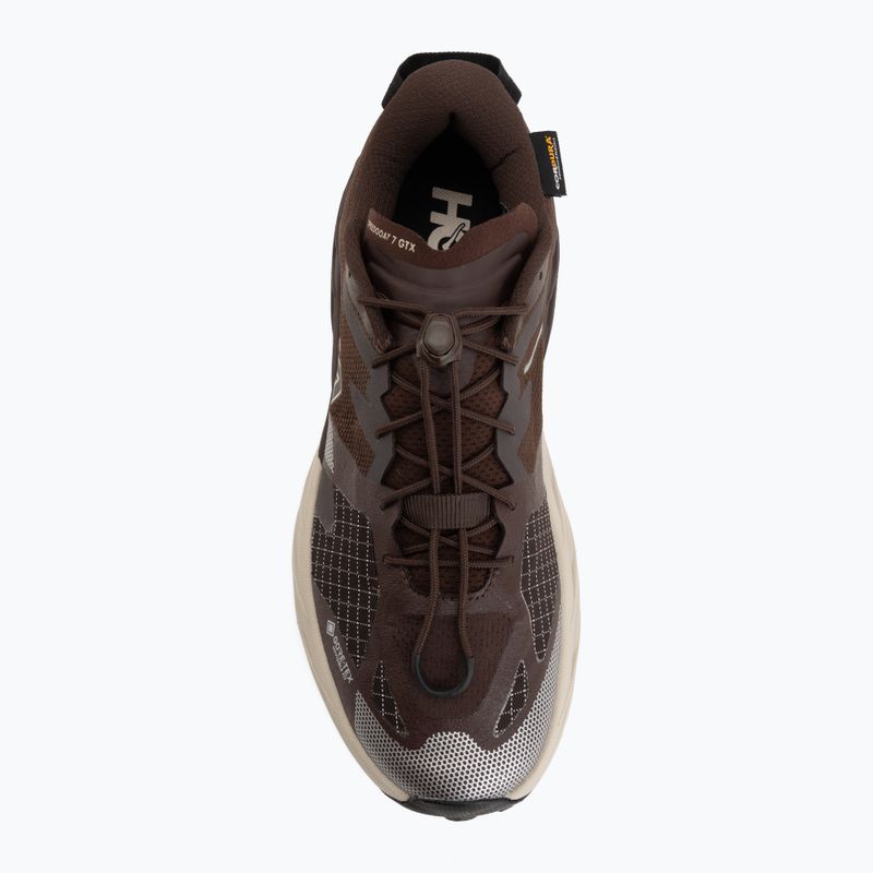 Încălțăminte de alergare pentru bărbați HOKA Speedgoat 7 GTX Wide spiced chocolate/river rock grey 5