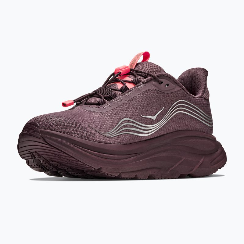 Încălțăminte de alergare pentru femei HOKA Clifton 11 GTX Wide smoky quartz/deep mauve 4