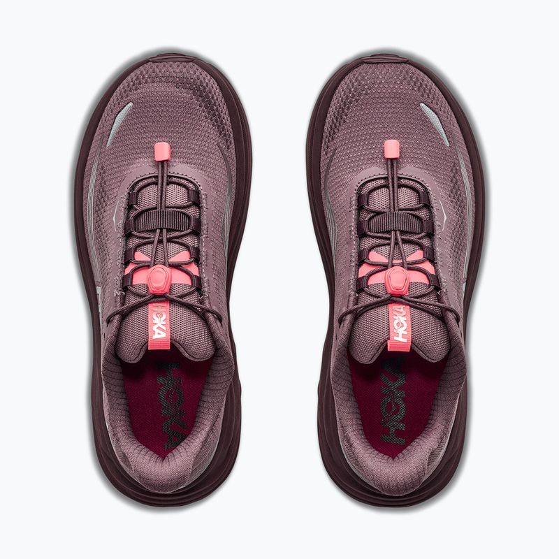 Încălțăminte de alergare pentru femei HOKA Clifton 11 GTX Wide smoky quartz/deep mauve 8