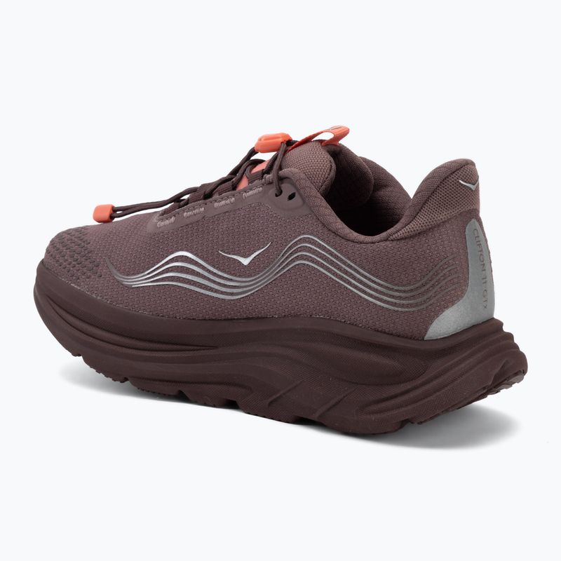Încălțăminte de alergare pentru femei HOKA Clifton 11 GTX Wide smoky quartz/deep mauve 3